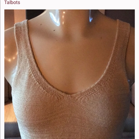 SALE! Talbots sweater sleeveless top - Picture 2 of 5